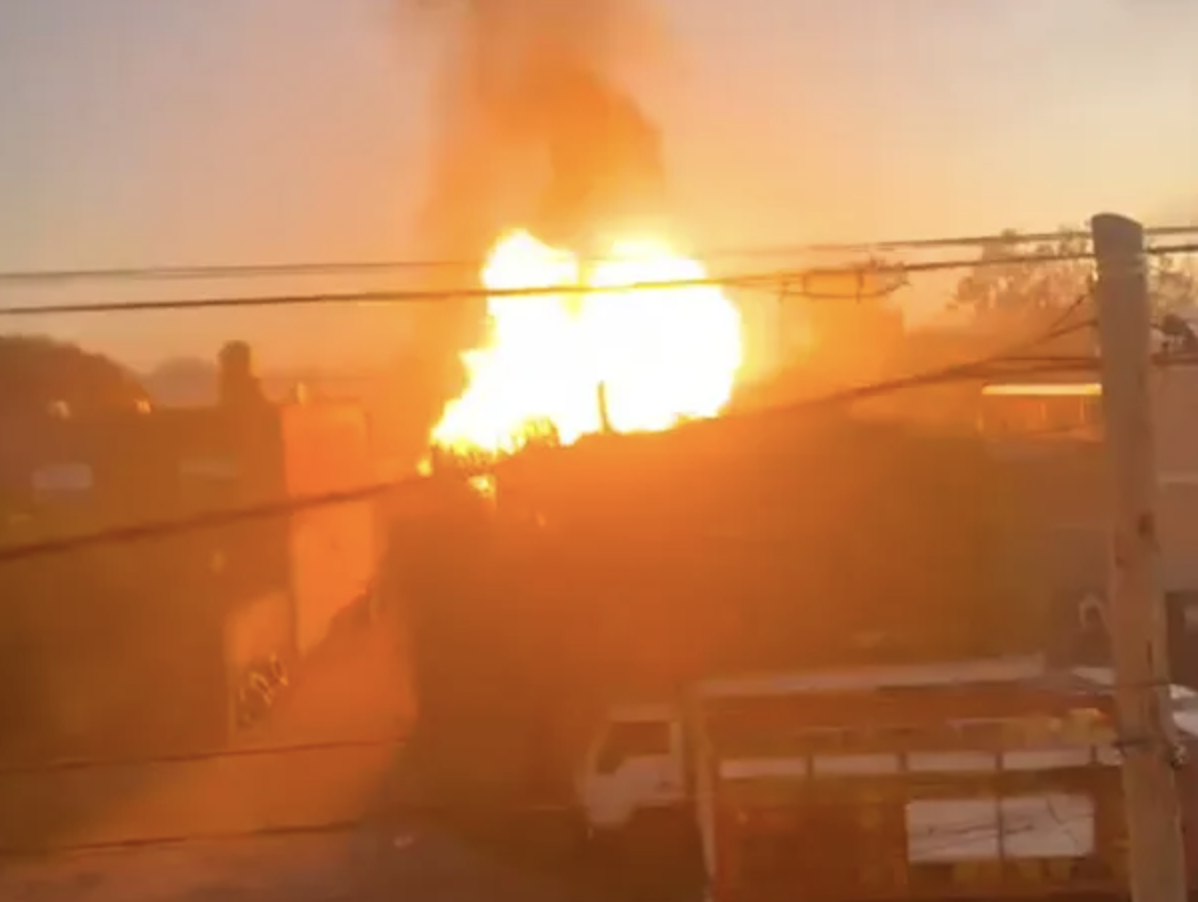 Merlo: Explosión en un depósito de gas, volaban las garrafas